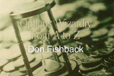 Screenshot of Don Fishback explaining options strategies in a video course image