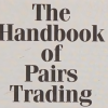 The Handbook of Pairs Trading' by Douglas Ehrman, depicting charts and market data analysis