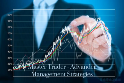 Trader analyzing charts and graphs on multiple screens, representing advanced trading strategies.