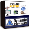 Trader analyzing market data using Dynamic Trader 6 software