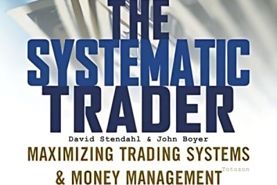 Trader analyzing systematic trading strategies on a computer screen