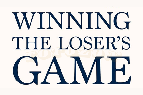 Winning the Loser's Game' by Charles Ellis with graphical charts in background