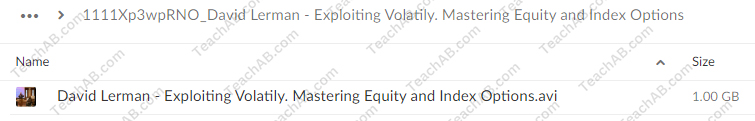 1111Xp3wpRNO Exploiting Volatility Mastering Equity and Index Options