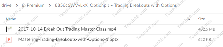 8856c6WVvLxX Trading Breakouts with Options By Option Pit