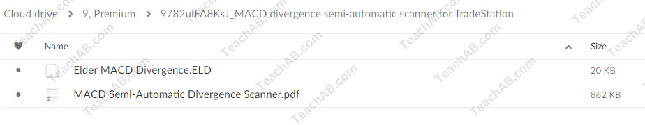 9782uIFA8KsJ MACD divergence semi automatic scanner for TradeStation