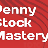 A chart displaying penny stock trading analysis with various indicators and market trends.