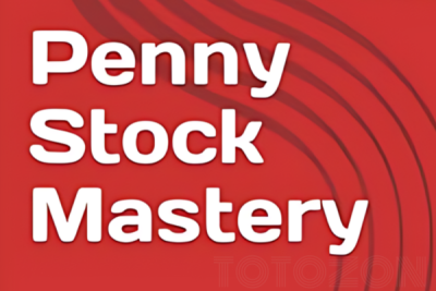 A chart displaying penny stock trading analysis with various indicators and market trends.