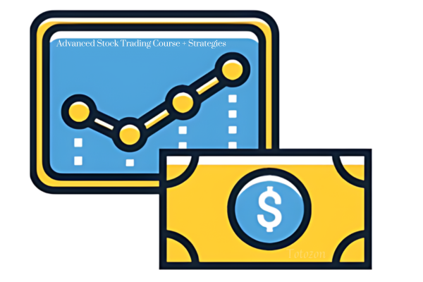 A detailed chart displaying advanced stock trading strategies and market analysis.