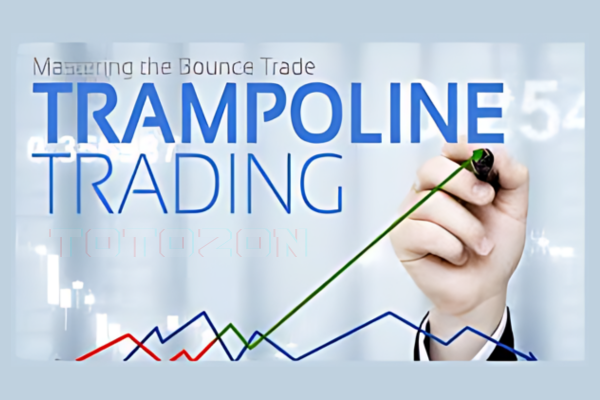 A trader analyzing charts for trampoline trading strategy