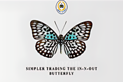 A trader analyzing options trading charts and executing the In-N-Out Butterfly strategy