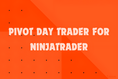 A trader using Pivot Day Trader on the NinjaTrader platform, analyzing pivot points on a chart