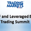 A vibrant trading summit with expert speakers and engaged participants.