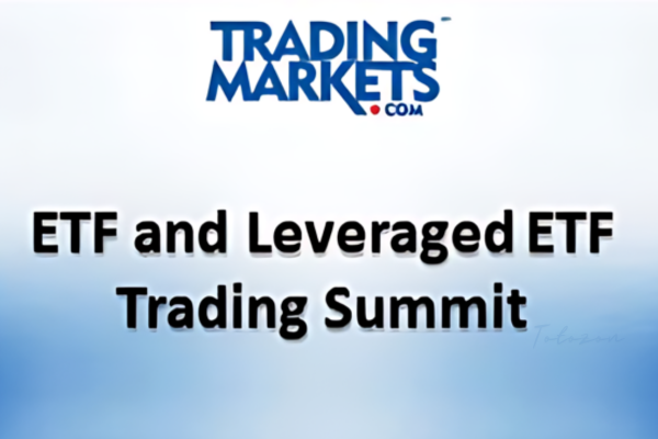 A vibrant trading summit with expert speakers and engaged participants.