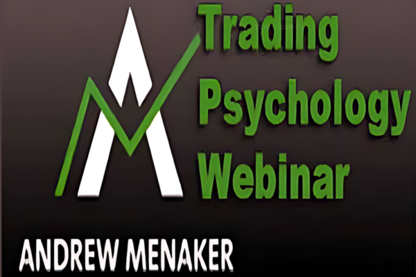 Andrew Menaker presenting trading psychology techniques in a video