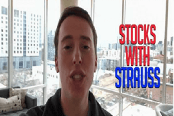 Chart showing stock trading strategies with Sam Strauss.