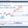 Illustration of a trader watching MTPredictor educational videos on a computer