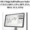 Image depicting the OFA Ninja Full Software Suite interface, highlighting its advanced features and real-time market analysis tools