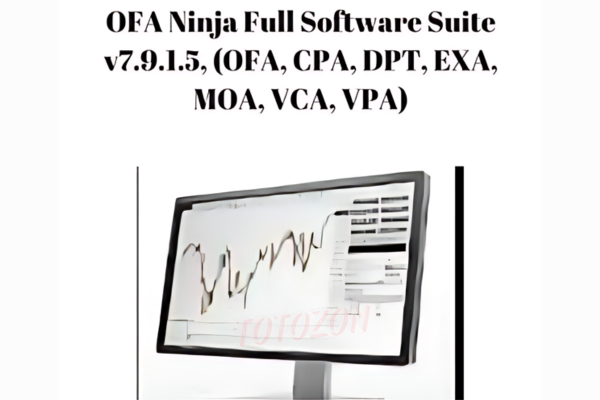 Image depicting the OFA Ninja Full Software Suite interface, highlighting its advanced features and real-time market analysis tools