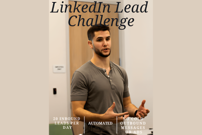 Image showing a professional engaging with LinkedIn on a computer screen, representing the lead generation strategies of the LinkedIn Lead Challenge