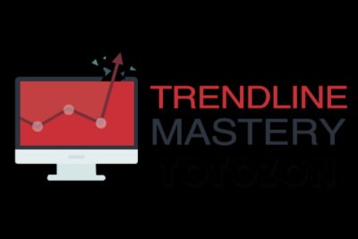 Screenshot of a trading chart with trendlines drawn, illustrating key concepts from the course