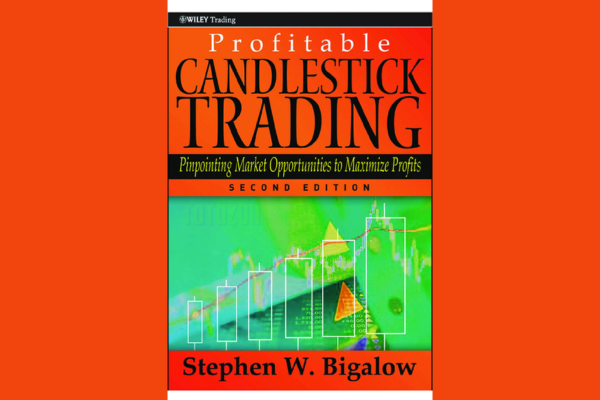 Stephen W. Bigalow presenting candlestick trading strategies at a seminar