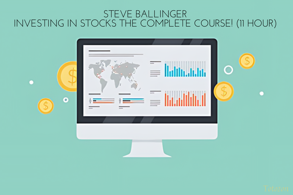 Steve Ballinger teaching stock investing concepts during his comprehensive online course