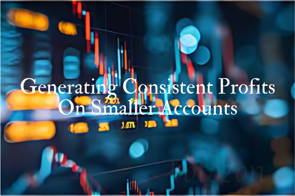 Trader analyzing charts to generate consistent profits on smaller accounts using effective strategies and technical analysis.