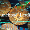 Trader analyzing charts using the Launchpad Trading strategy, identifying key entry and exit points.