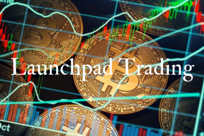 Trader analyzing charts using the Launchpad Trading strategy, identifying key entry and exit points.