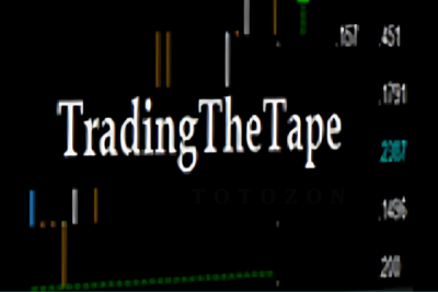 Trader analyzing market data using SMTTT approach for tape reading