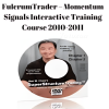 Trader analyzing momentum signals on computer with charts and graph