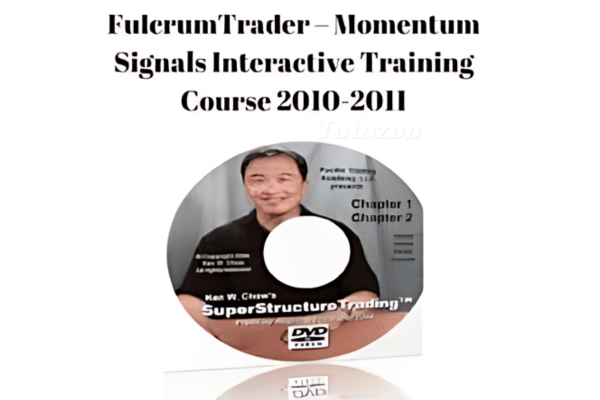 Trader analyzing momentum signals on computer with charts and graph