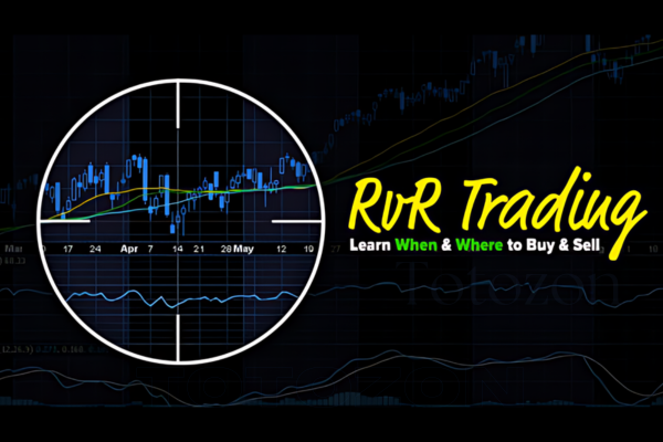 Trader analyzing risk vs reward ratios on a stock chart