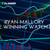 Trader analyzing stock charts to create a winning watch-list with Ryan Mallory