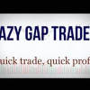 Trader engaging with the Lazy Gap Trader Course materials, learning advanced gap trading strategies.