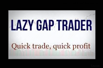 Trader engaging with the Lazy Gap Trader Course materials, learning advanced gap trading strategies.