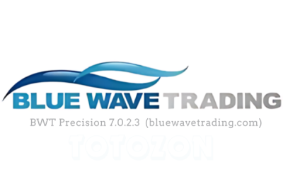 Trader using BWT Precision 7.0.2.3 software on a computer for real-time market analysis and decision-making