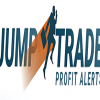 Trader using Wealthpress Jump Trade Package course materials on a computer