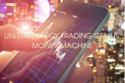 Trader using the Money Machine program by Talmadge Harper, focusing on a computer screen with market charts