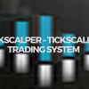 Trader using the TickScalper Trading System on a computer