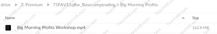 75FAV11qBw Big Morning Profits By Base Camp Trading