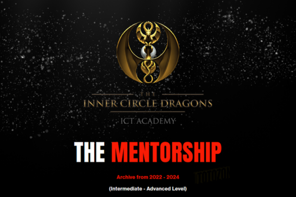 A group of traders in a mentorship session, guided by the Inner Circle Dragons, focused on advanced trading strategies