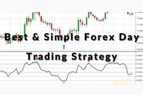 A trader analyzing Forex charts on a computer screen, demonstrating a simple Forex day trading strategy.