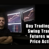 A trader analyzing futures market charts on multiple screens, representing the detailed analysis and strategy formulation discussed in the article