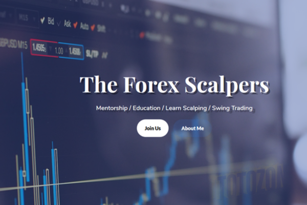 A trader focused on a computer screen displaying forex charts, engaging in scalping strategies