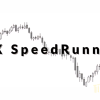 A trader using FX SpeedRunner software, analyzing forex market charts on a computer screen, representing the system's advanced features and user-friendly interface