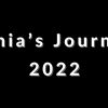 An open journal with handwritten entries, symbolizing the personal reflections and growth captured in Dhia’s Journal 2022