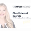 Danielle Shay's trading dashboard showcasing short interest strategies