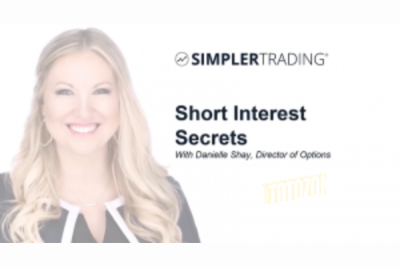 Danielle Shay's trading dashboard showcasing short interest strategies