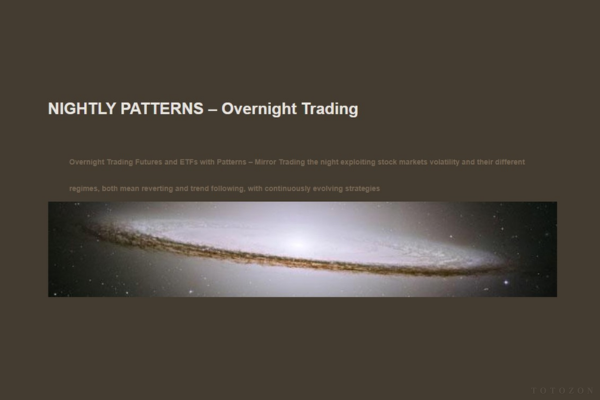 Forex trading chart showing overnight patterns